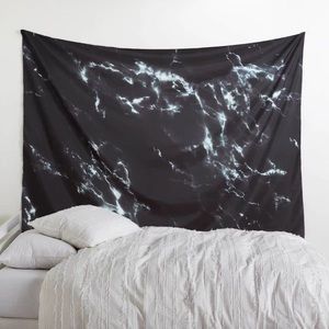 Black & White Marble Tapestry